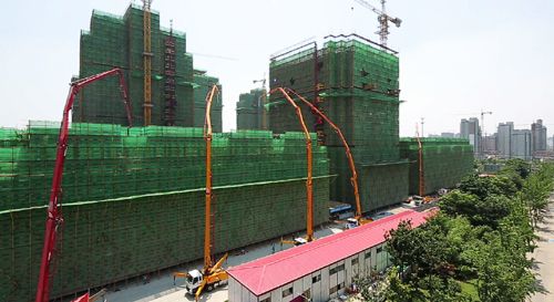 徐工混凝土机械产品群助力徐州新城区建设-徐工-工程机械动态-中国